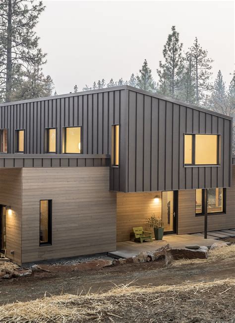 modern metal siding house|horizontal metal siding panels.